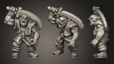 Military figurines Orc 24 3d model